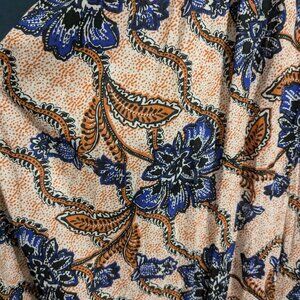 Chico Size 16 Floral Dress 100% Cotton